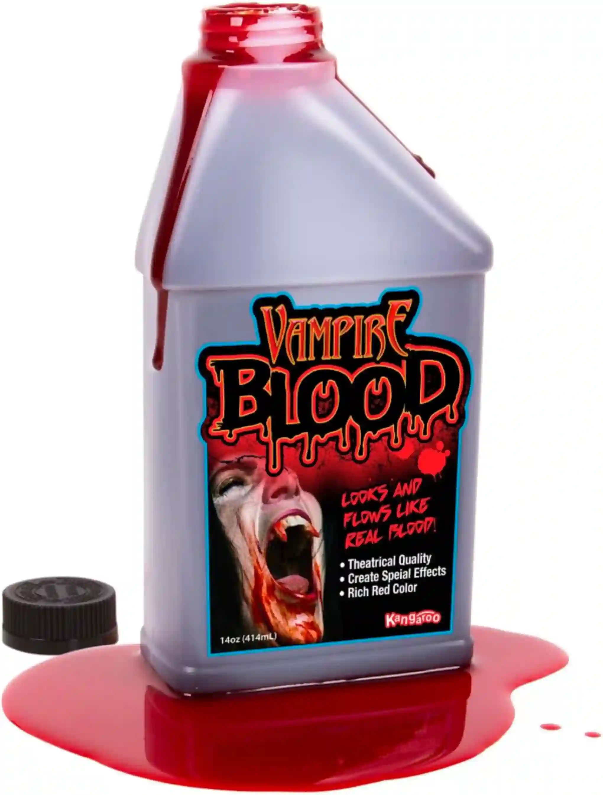 Kangaroo 14oz Washable Fake Blood for Clothes and Cosplay Halloween Makeup