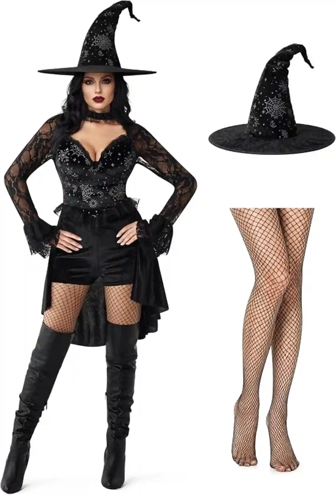 Spooktacular Creations Women Black Witch Costume