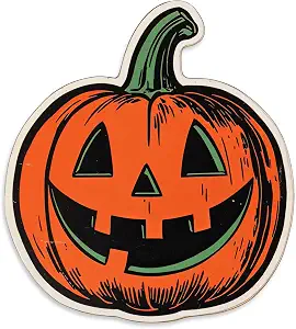Retro Vintage Halloween Jack O Lantern Pumpkin Sticker Decal (5.5" x 5.5")