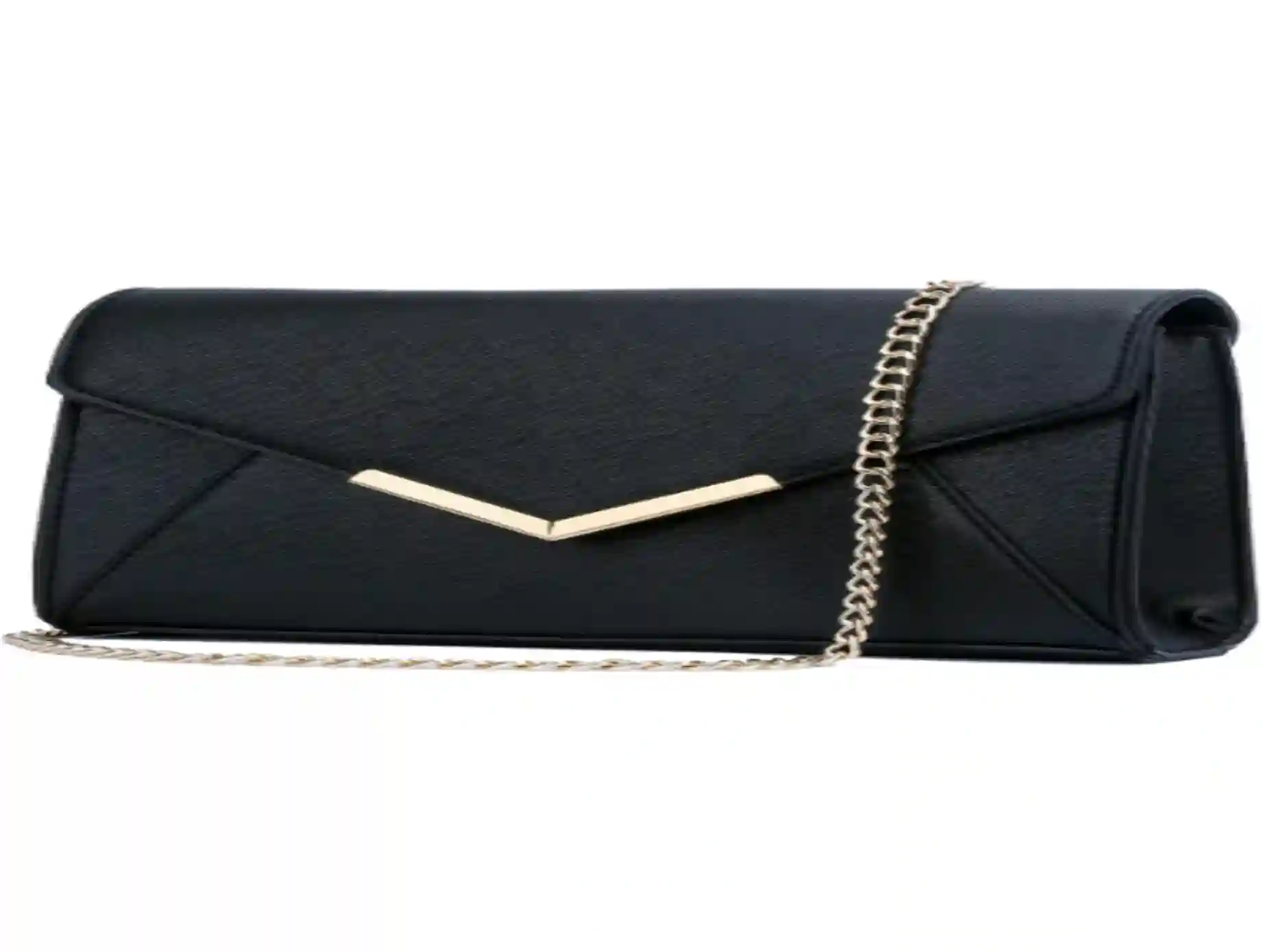 KKXIU Clutch Purses for Women Evening Handbag Crossbody Shoulder Envelope Bag Detachable Metal Chain Faux Leather Foldover