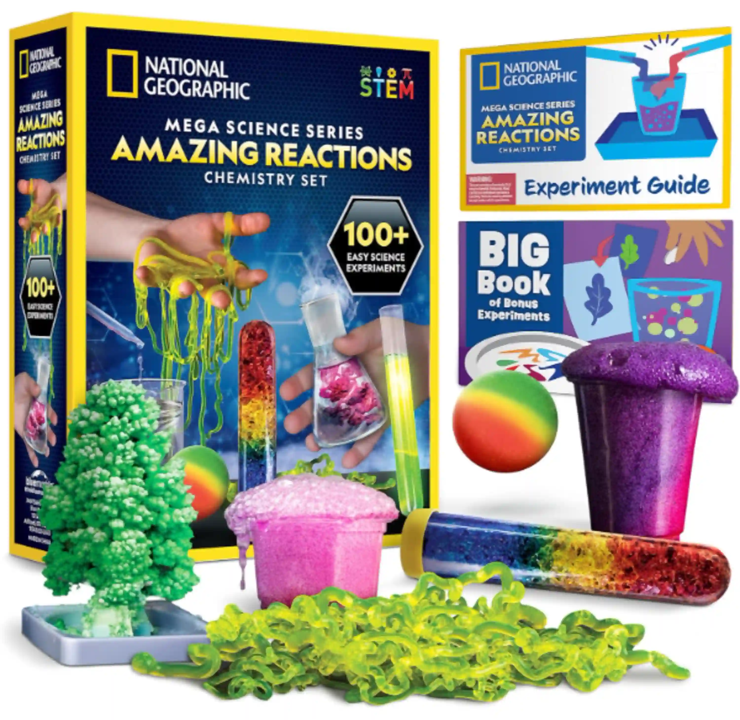 National Geographic Amazing Chemistry Set with 100+ Experiments for Kids