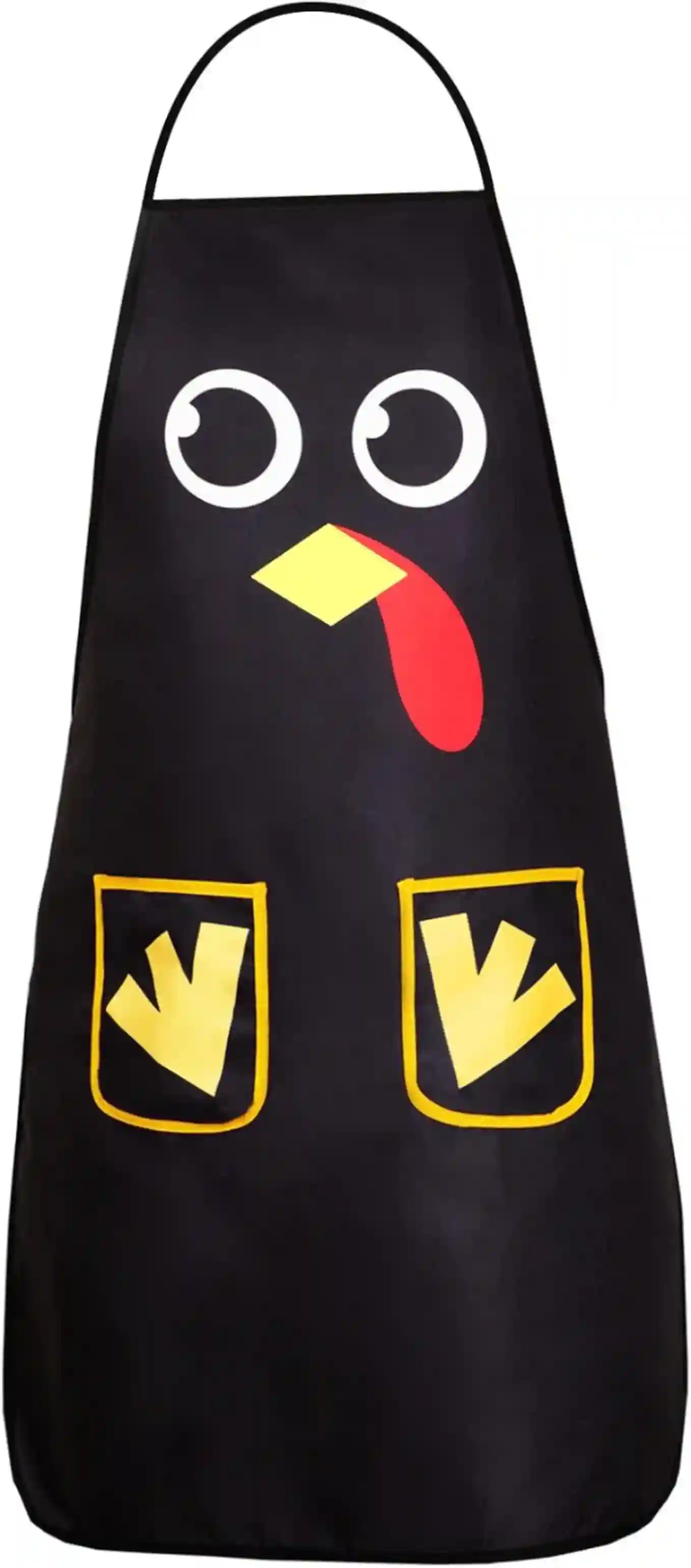 chiazllta Fall Turkey Apron With Two Front Pockets Black Thanksgiving Apron