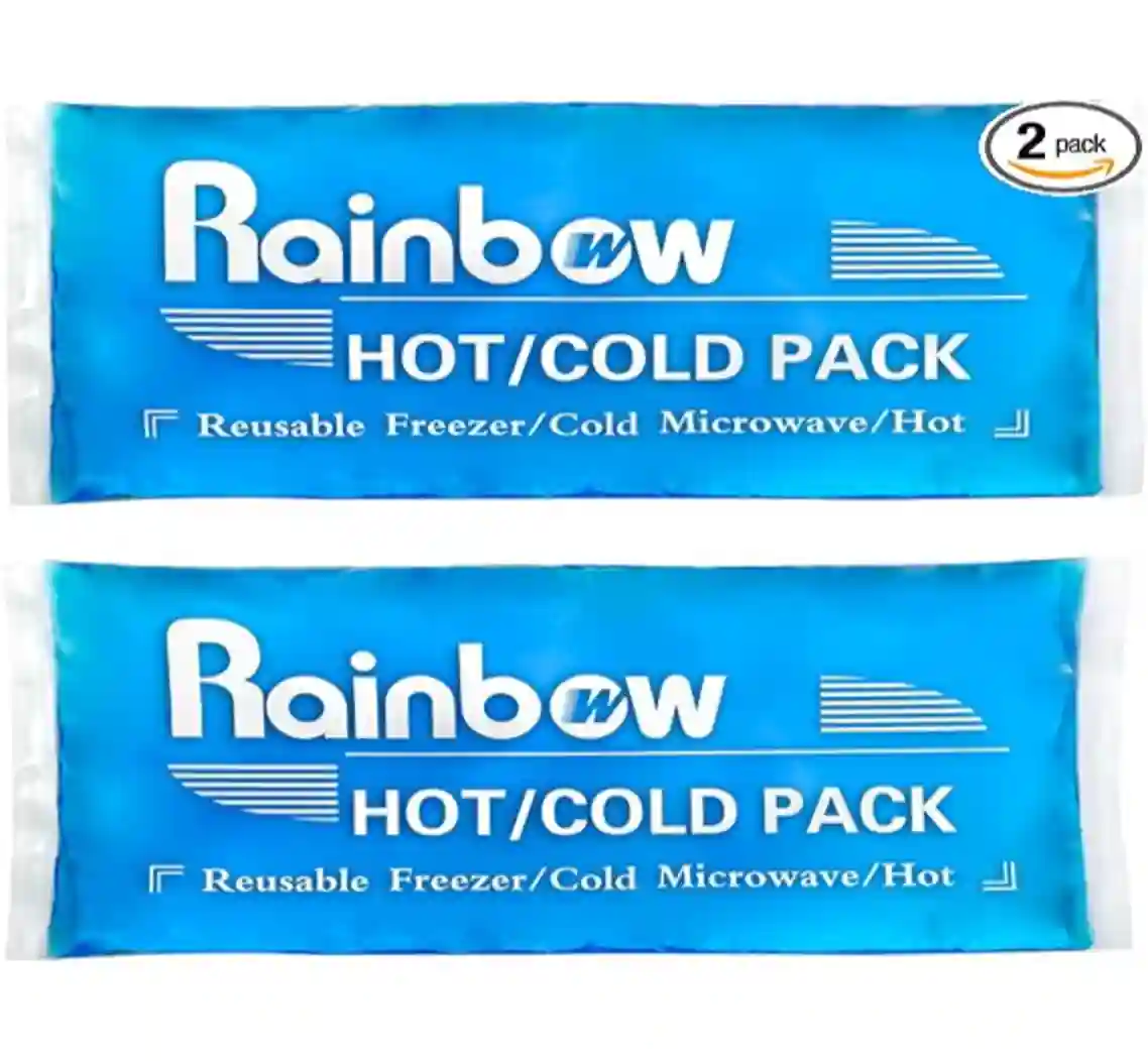 WORLD-BIO Soft Ice Packs Reusable Hot and Cold Gel Packs Two Pack