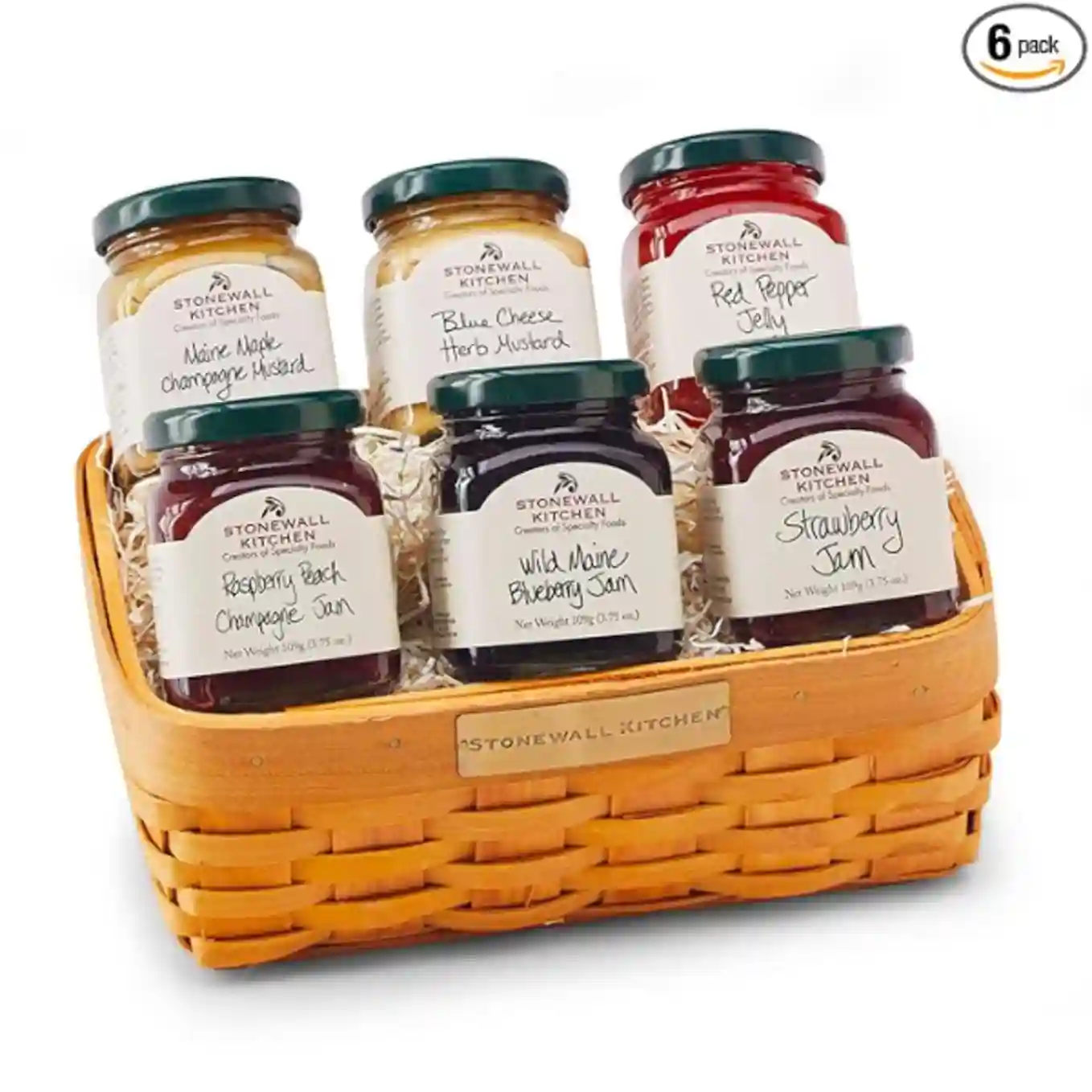 Stonewall Kitchen Stonewall Sampler Gift Basket Six Piece Gourmet Food Assortment Set